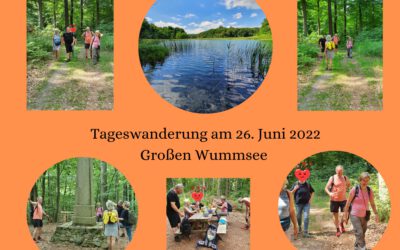 Wandern am Großen Wummsee 26.06.2022